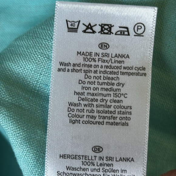 NWT Hobbs London Linen Button Down Shirt Size 2 - Picture 5 of 7